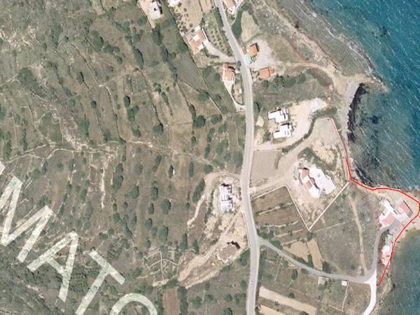 Correction of shoreline and coastline in Chios