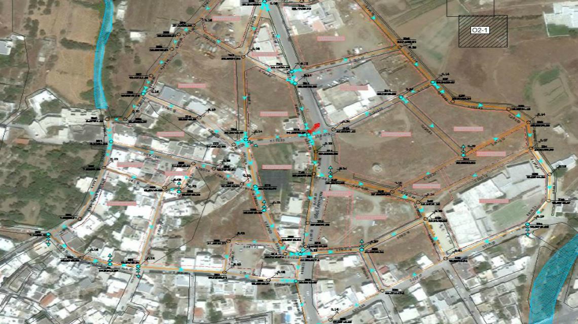 New water supply network in Tinos