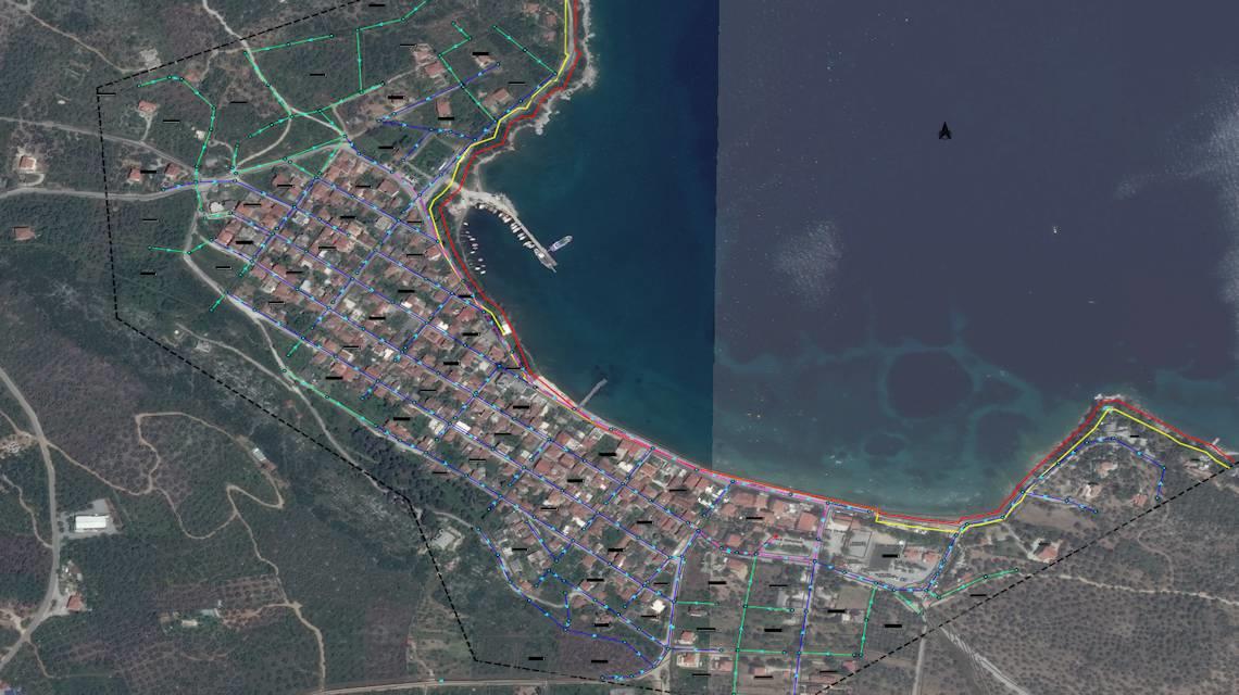 New sewer network in Amaliapolis, Almyros