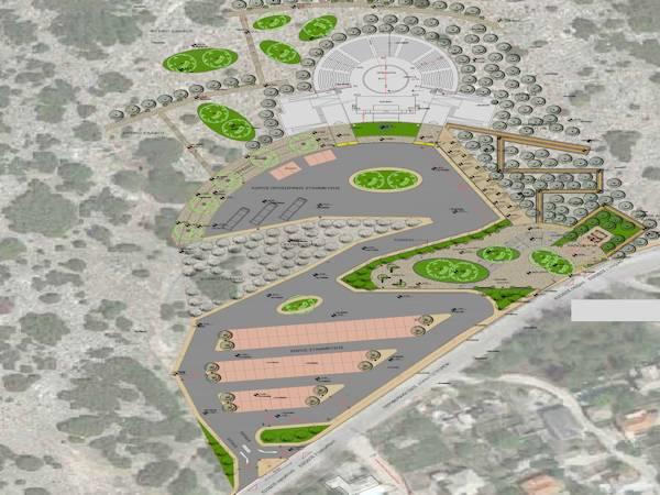 Surrounding area and electromechanical study for Thasos’ theater