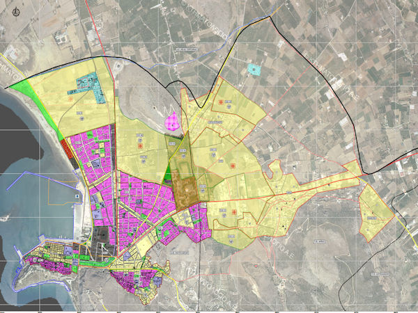  General urban plan of Nafplio