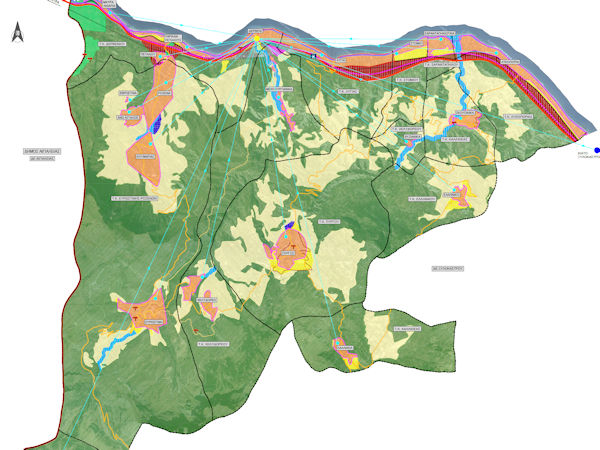 General urban plan of Evrostini