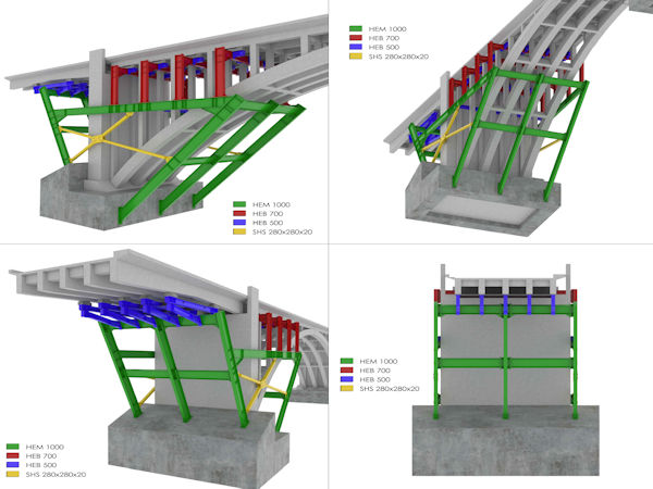 Reinforcement of Karytaina bridge