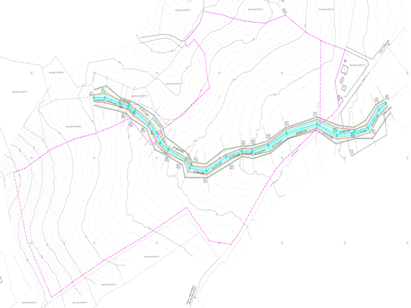 Hydraulic study for small stream in Ermionida