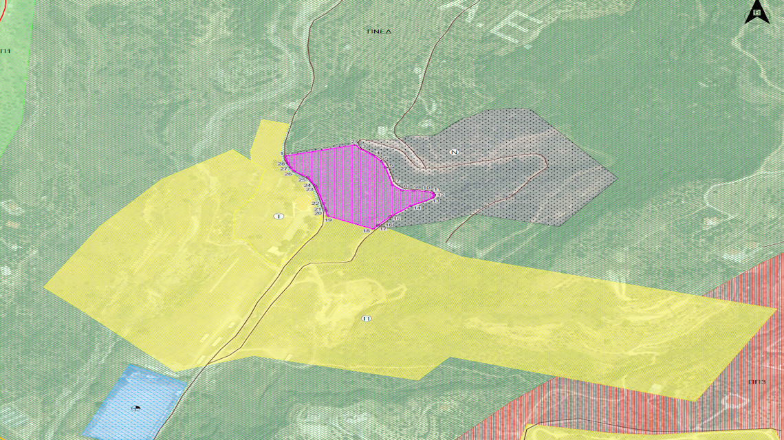 Land use point modification in General Urban Plan of Kalamata