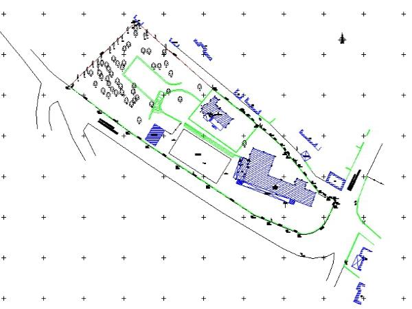 Agios Andrianos school land survey 