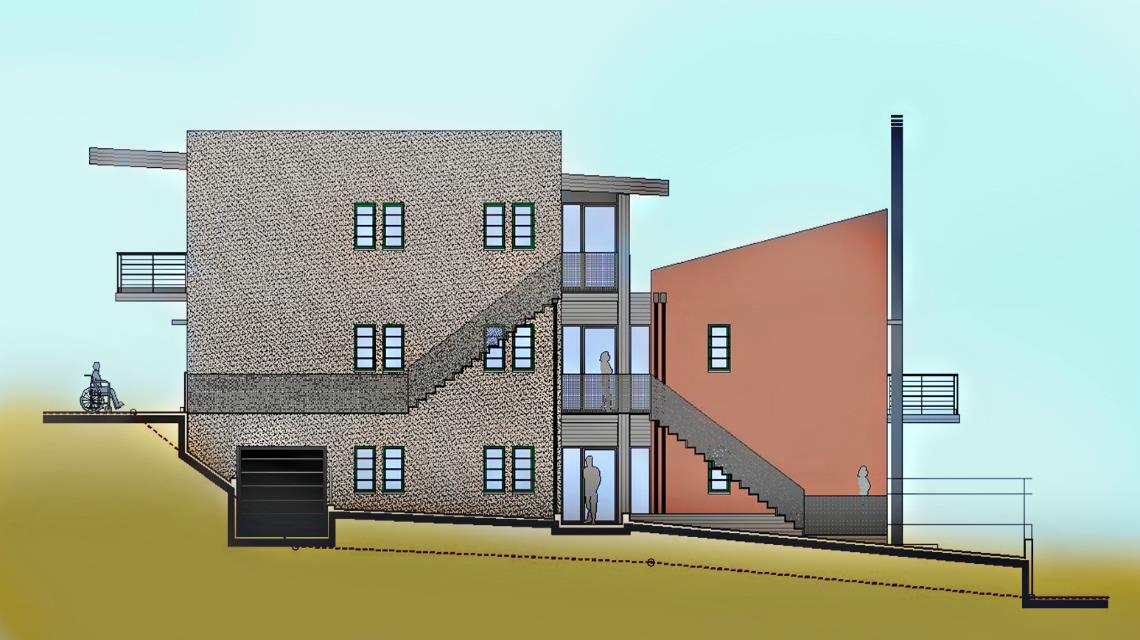 Αdministrative, cultural and social center in Athousa